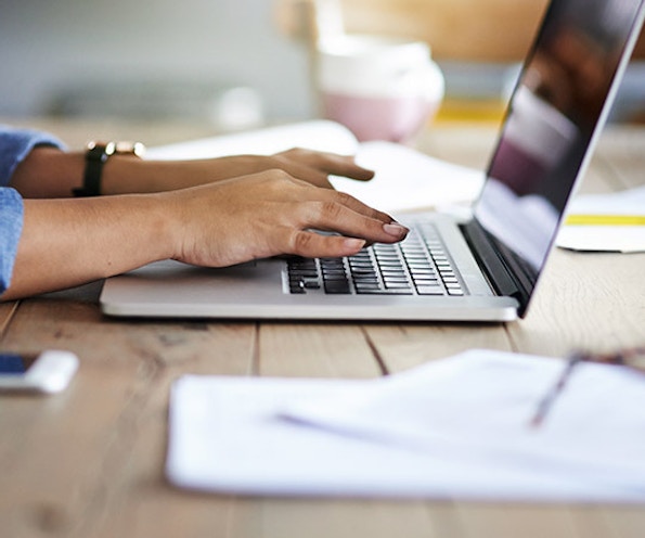 Successfulpressrelease postimage person using laptop keyboard